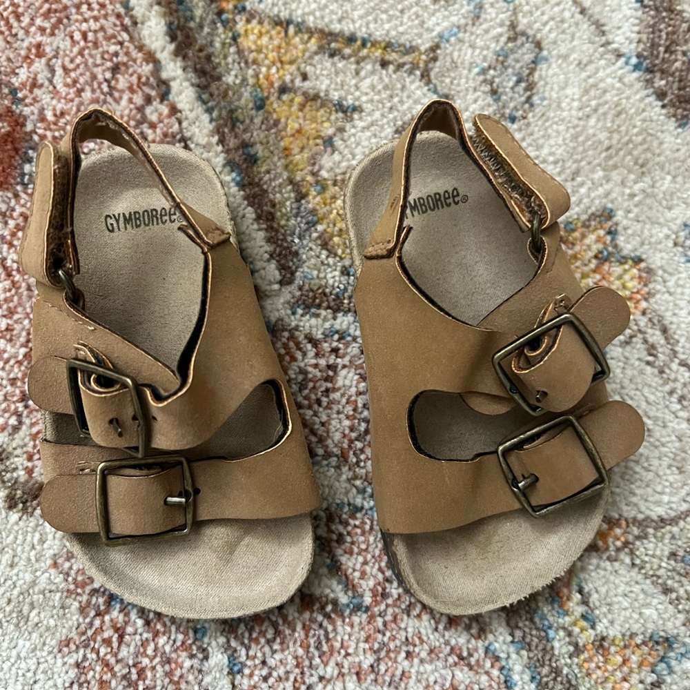 Gymboree Tan Kids Sandals with Buckles